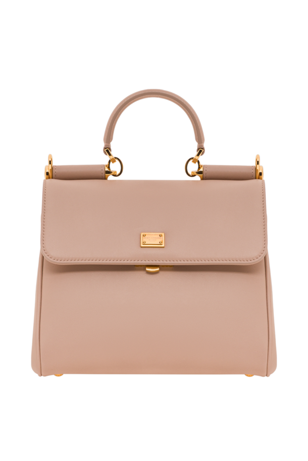 Dolce & Gabbana my sicily beige calfskin plonge women's bag 193419 - photo 1