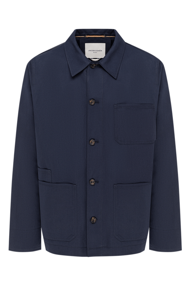 Jacob Cohen men's straight, loose-fitting jacket with a classic turn-down collar 193486 - photo 1