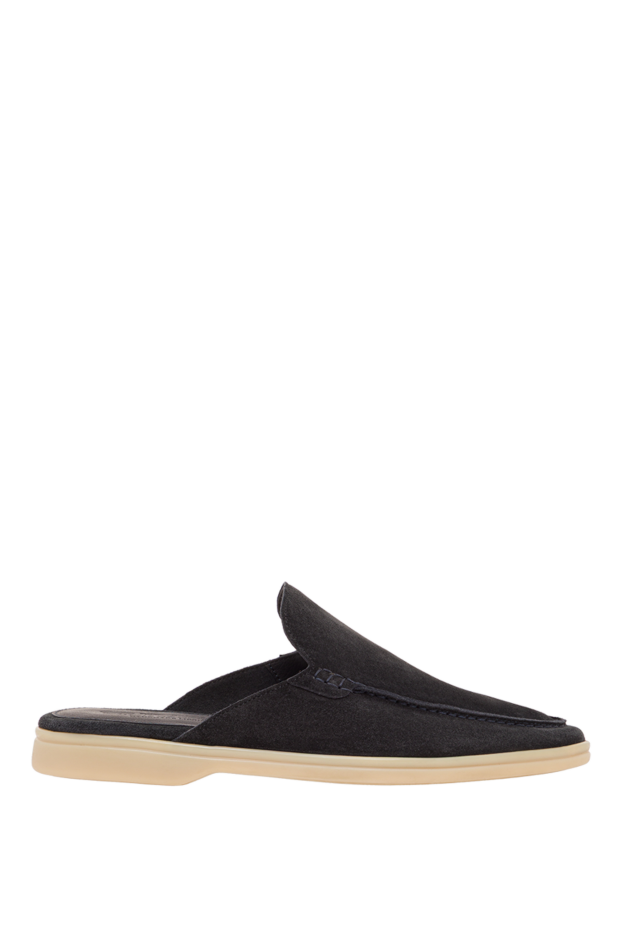 Cesare di Napoli mules made of genuine suede with a characteristic light rubber sole 193499 - photo 1