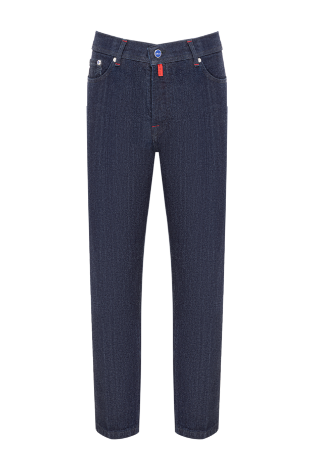 Kiton men's dark blue jeans made of high-quality denim 193532 - photo 1