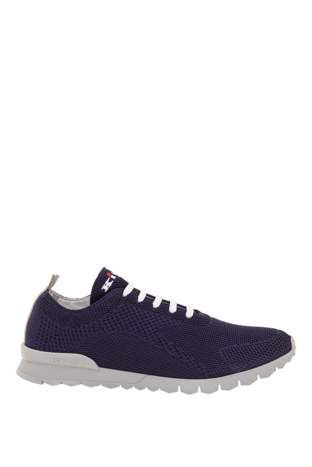 Kiton blue men's fits sneakers made of breathable knit 193550 - photo 1