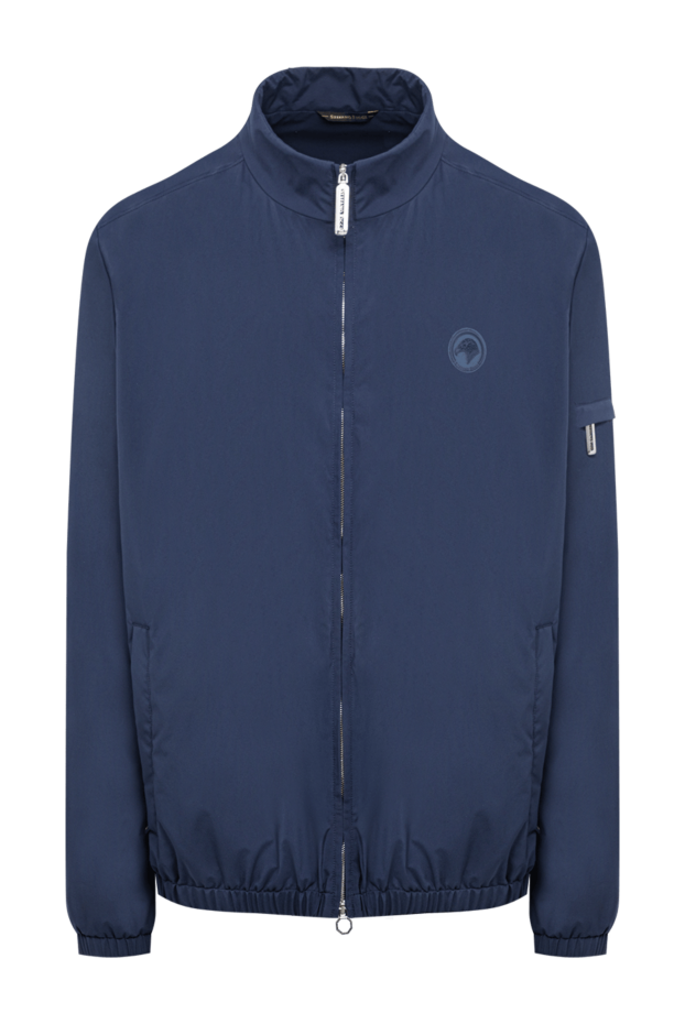 Stefano Ricci a laconic dark blue demi-season bomber jacket with a zipper 193570 - photo 1