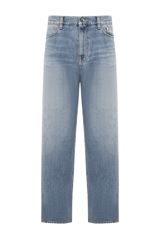 Gucci бавовняні джинсові штани з ефектом потертості 193627 - фото 1