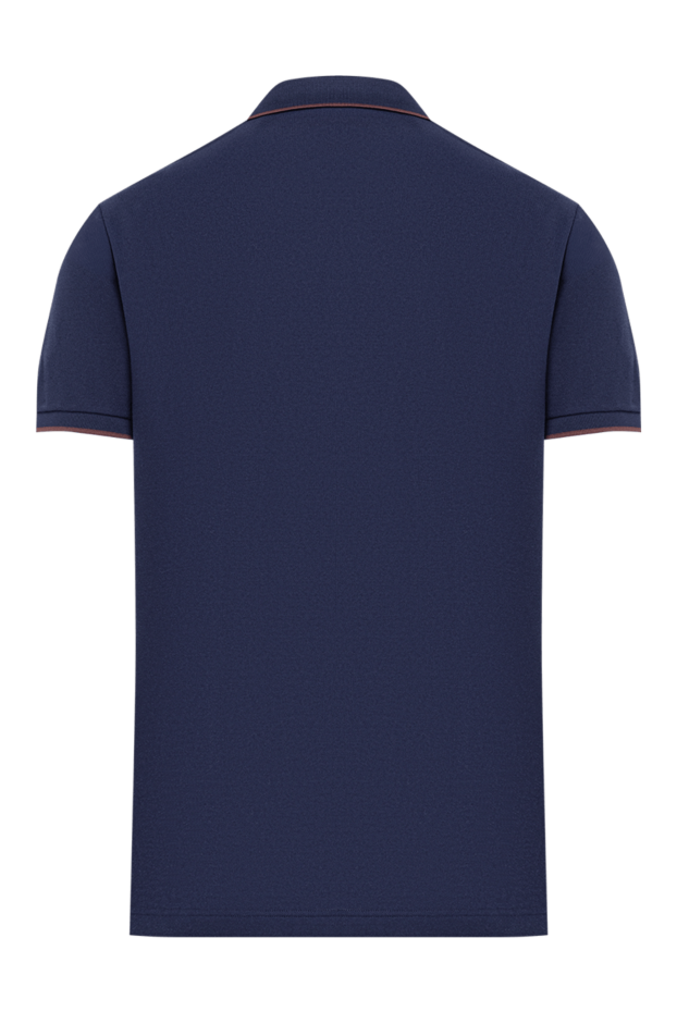 Loro Piana brentwood stretch cotton pique polo shirt in blue 193629 - photo 2