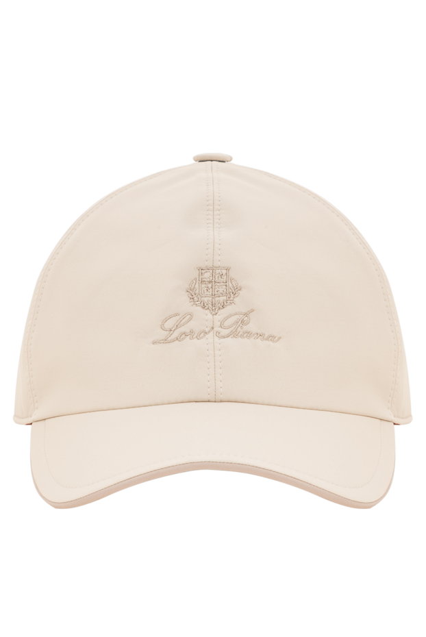 Loro Piana beige baseball cap with rain system technology for protection from water and wind 193631 - photo 1