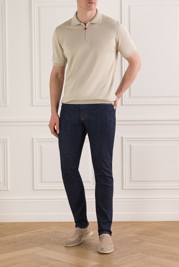 Loro Piana doccio soft, tapered jeans made from japanese denim in blue 193640 - photo 2