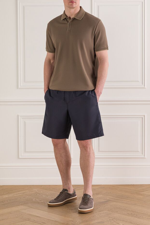 Loro Piana blue bay shorts for the pool and beach with swimming trunks 193644 - photo 2