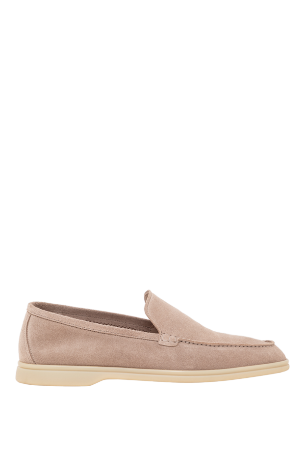 Cesare di Napoli smart casual beige suede loafers 193668 - photo 1
