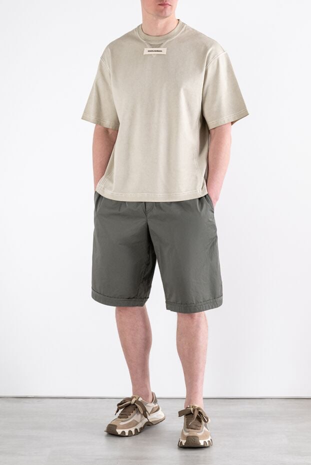 Dolce & Gabbana men's lightweight bermuda shorts in a noble gray shade 193707 - photo 2