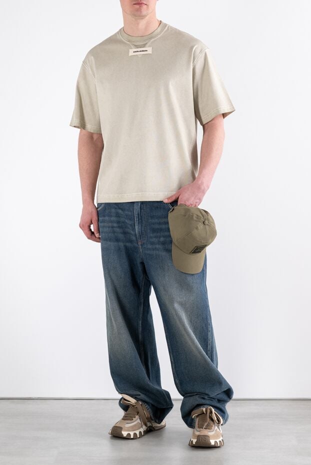 Dolce & Gabbana men's oversized ivory cotton t-shirt 193711 - photo 2