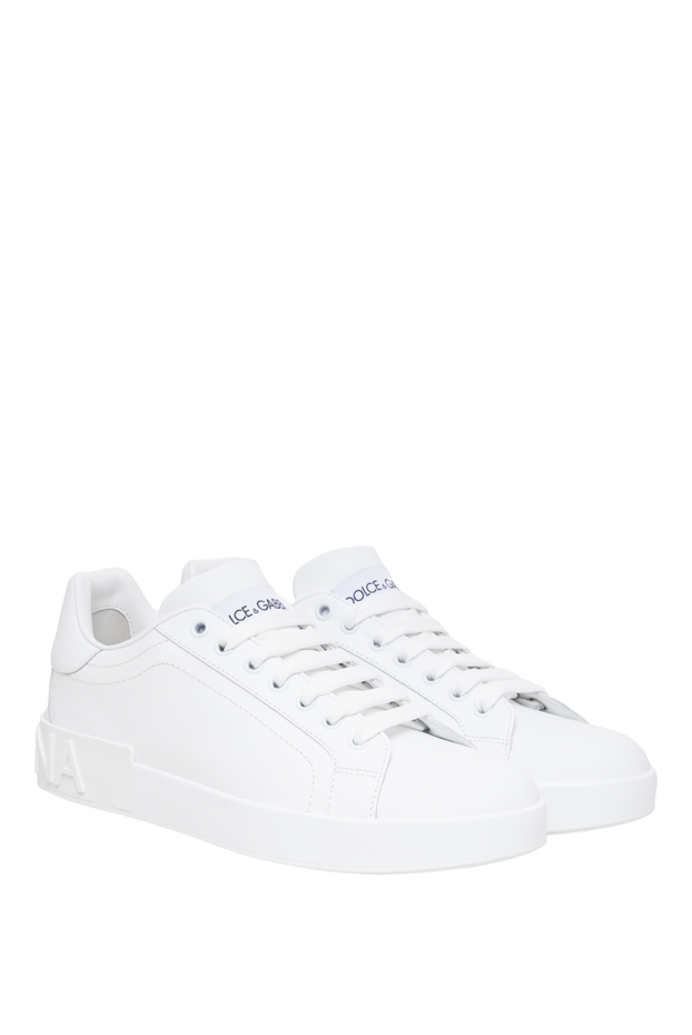 Dolce & Gabbana gray textile sneakers with dg country road patch 193739 - photo 2