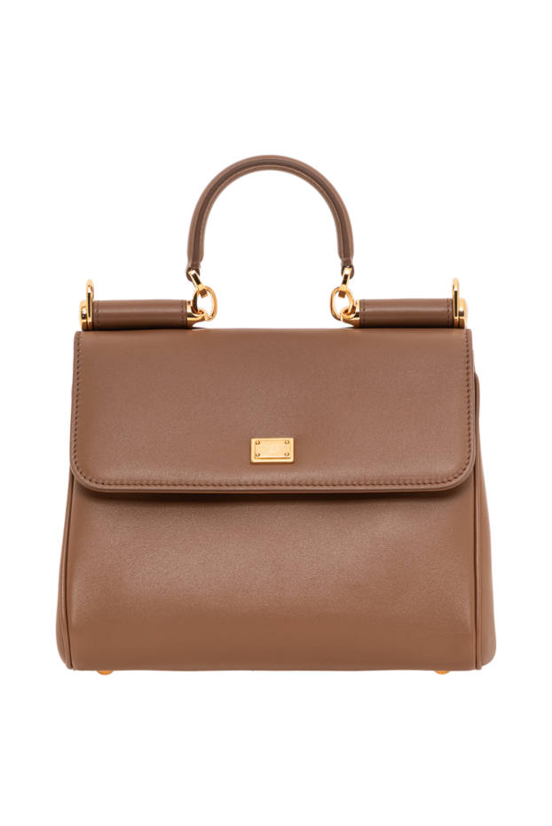 Dolce & Gabbana my sicily brown calfskin plonge bag 193744 - photo 1