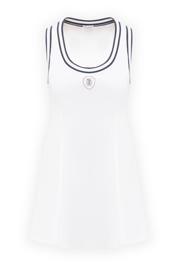 Women's sporty mini dress with a flared sun skirt - photo 1