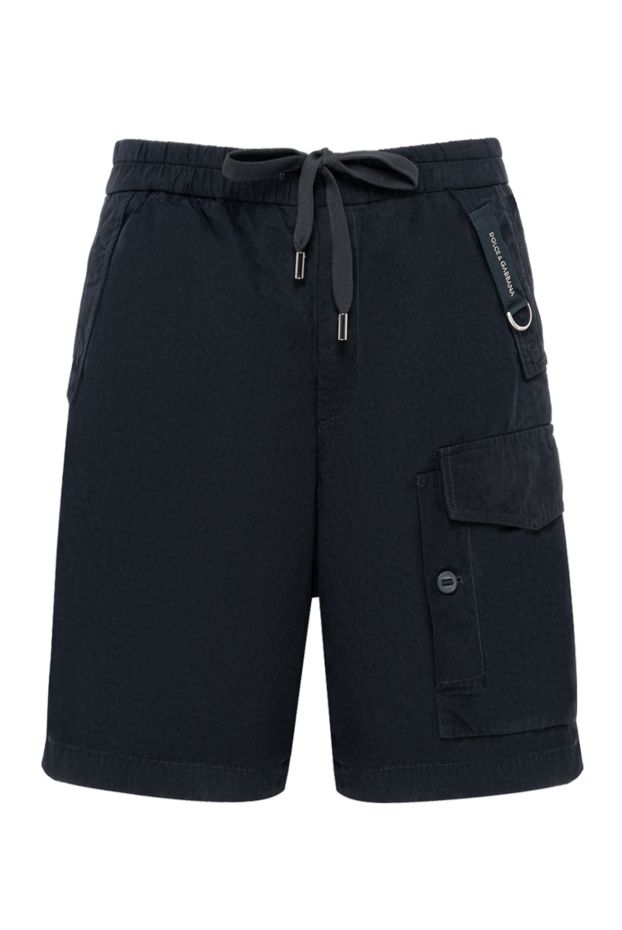 Dolce & Gabbana black waxed faille bermuda shorts 193828 - photo 1