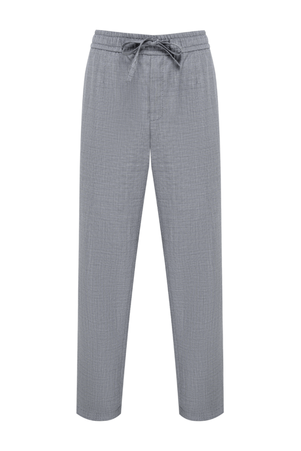 Dolce & Gabbana сірі класичні штани-джогери прямого крою 193834 - фото 1
