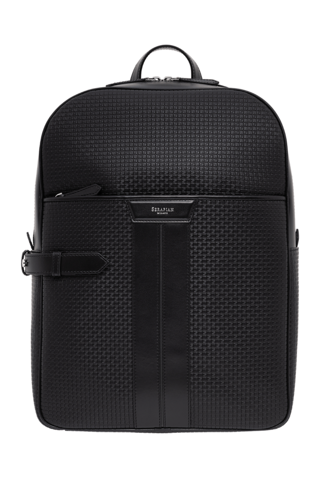 Serapian stepan single zip backpack in black eclipse 193893 - photo 1