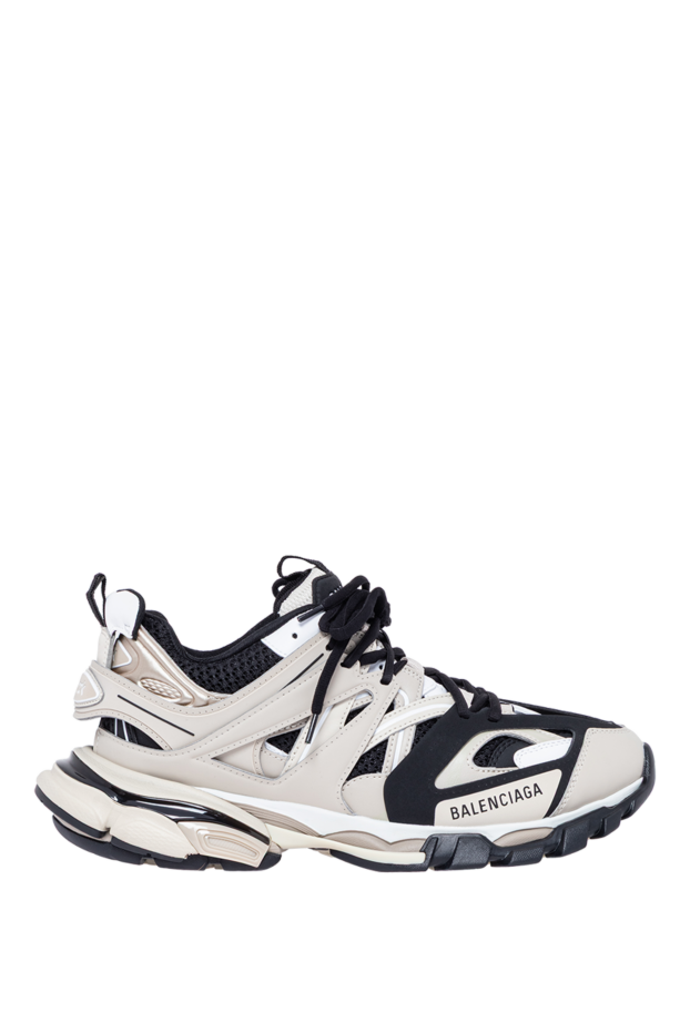 Balenciaga track sneaker in black mesh and white nylon 193921 - photo 1