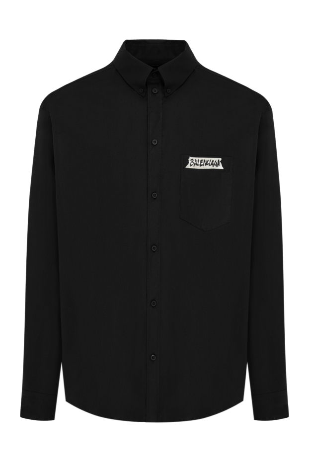 Balenciaga men's loose-fitting shirt with a straight hem and wide sleeves 193948 - photo 1