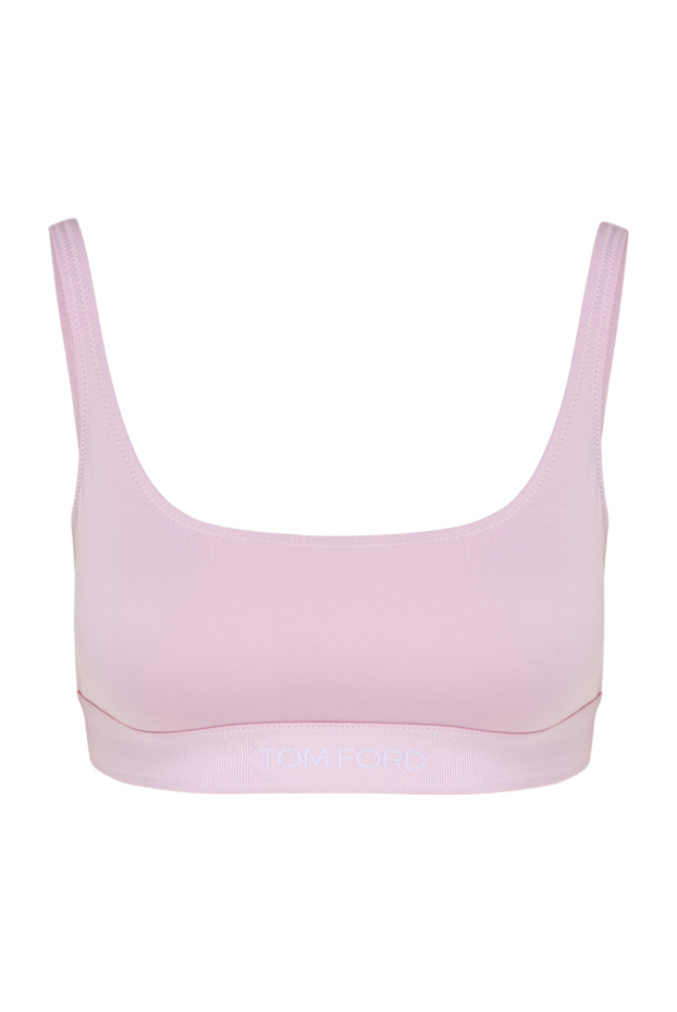 Tom Ford pink bra top with jacquard logo 193953 - photo 1