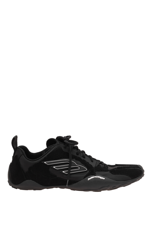 Balenciaga men's monday ultra sneakers in black with a distressed effect 193995 - photo 1