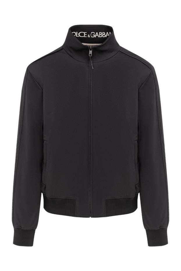 Dolce & Gabbana men's sporty zip-up bomber jacket with a stand-up collar 194022 - photo 1