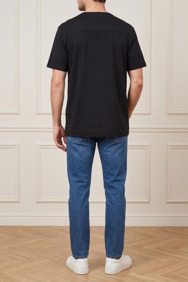 Limitato men's black cotton t-shirt with a story print 194025 - photo 2
