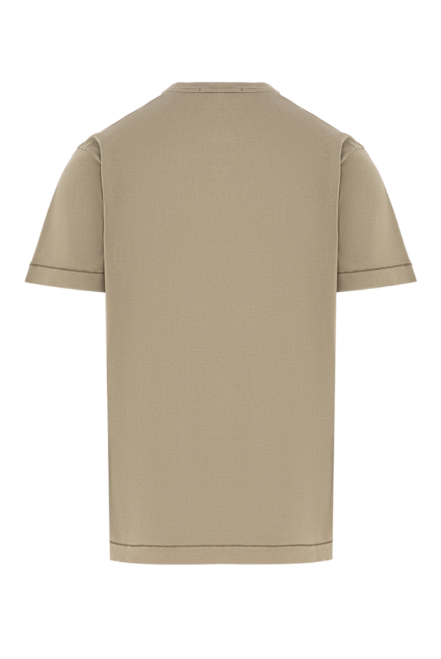 Stone Island men's sand-colored t-shirt made of high-quality cotton jersey 194045 - photo 2