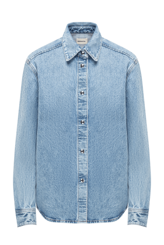 Khaite women's oversized denim shirt with dropped shoulders 194062 - photo 1
