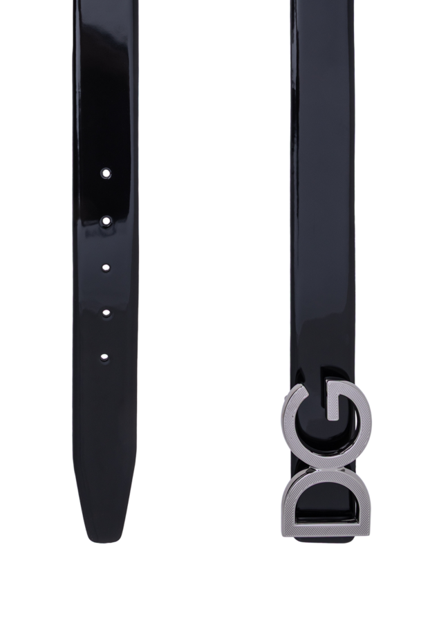 Dolce & Gabbana classic leather belt in a glossy finish with a logo buckle 194096 - photo 3