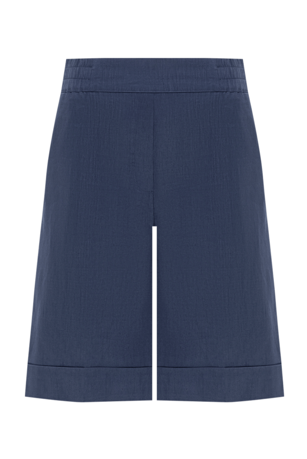 D.Exterior long blue shorts with a classic cut and high waist 194180 - photo 1