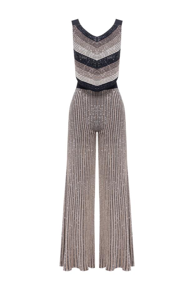 D.Exterior women's evening jumpsuit with wide palazzo pants 194209 - photo 1