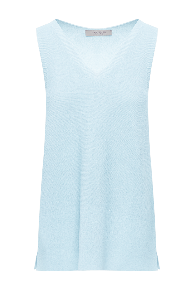 D.Exterior women's light blue knitted top 194227 - photo 1