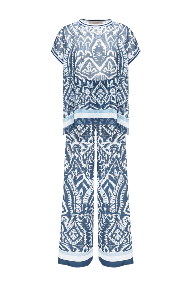 D.Exterior women's knitted two-piece suit with textured textiles and intricate patterns 194242 - photo 1