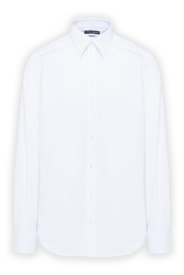 Dolce & Gabbana martini men's white poplin shirt 194267 - photo 1
