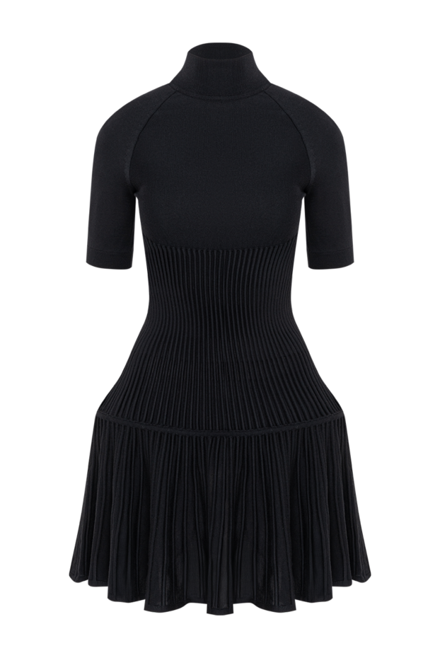 Alaia black crinoline jersey short sleeve mini dress 194338 - photo 1