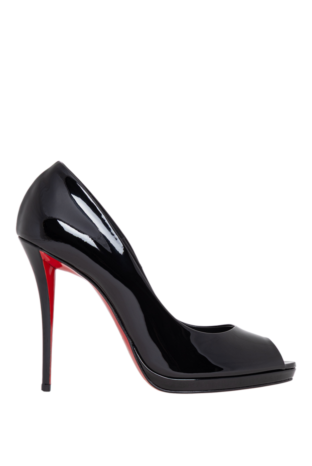 Christian Louboutin lady z black patent calfskin pumps 194369 - photo 1