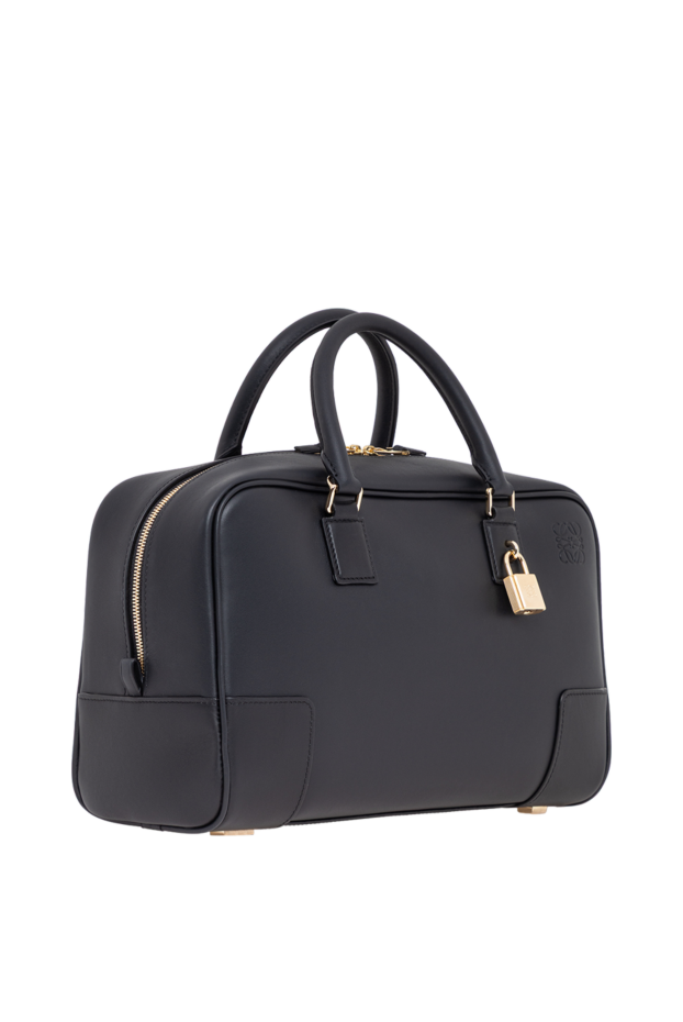 Loewe amazona 28 bag in black nappa calfskin 194373 - photo 3