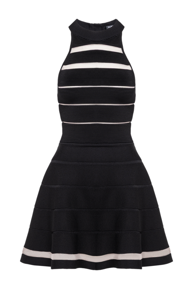 Balmain black sleeveless knit mini dress 194393 - photo 1