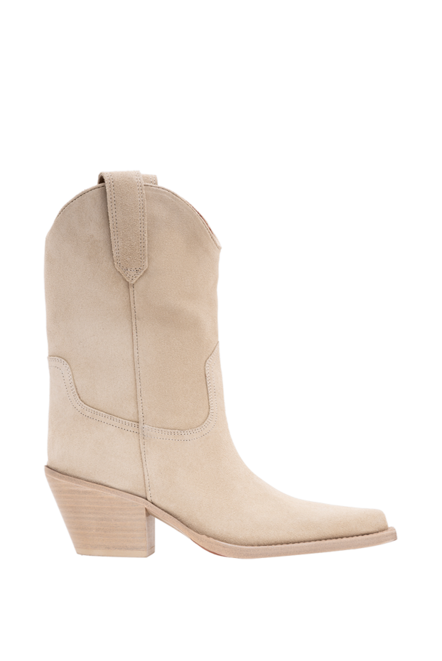 Paris Texas dakota texas style beige suede calfskin boots 194431 - photo 1