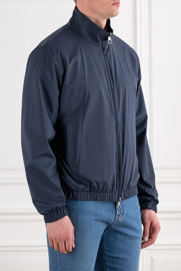 Loro Piana windmate reversible bomber jacket in navy 194548 - photo 3