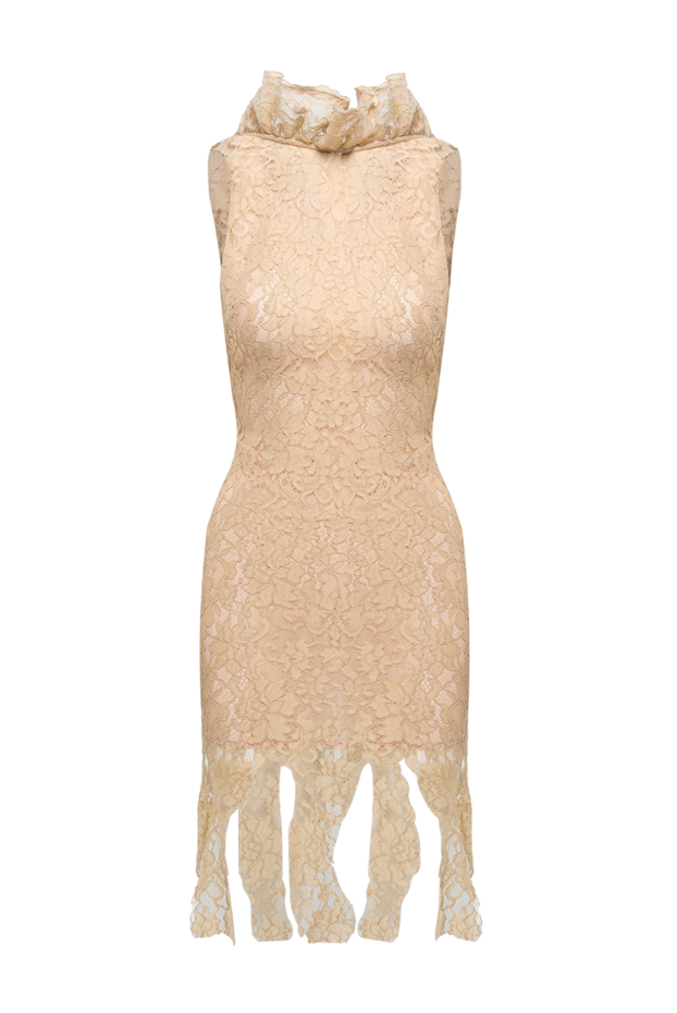 Giuseppe Di Morabito beige lace dress with a scalloped back 194560 - photo 1