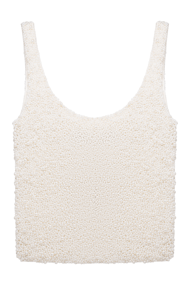 Giuseppe Di Morabito women's white pearl top 194568 - photo 1