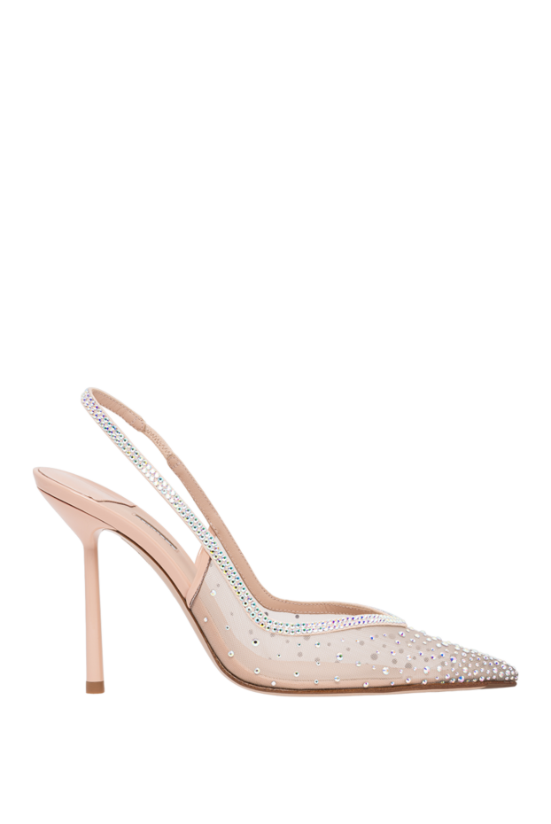 Le Silla nicole slingback shoes in beige 194570 - photo 1