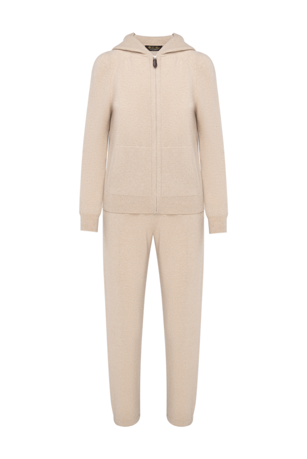 Loro Piana merano women's tracksuit made of pure cashmere in beige 194581 - photo 1