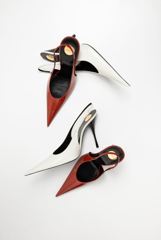 White Paris open toe pumps - photo 2