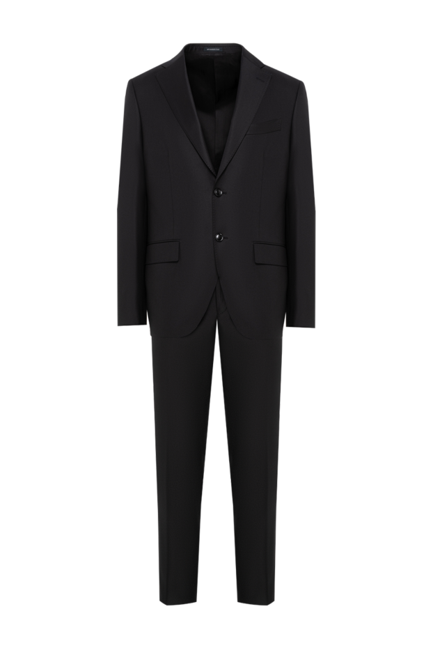 Sartoria Latorre men's classic black wool suit with a formal silhouette 194604 - photo 1