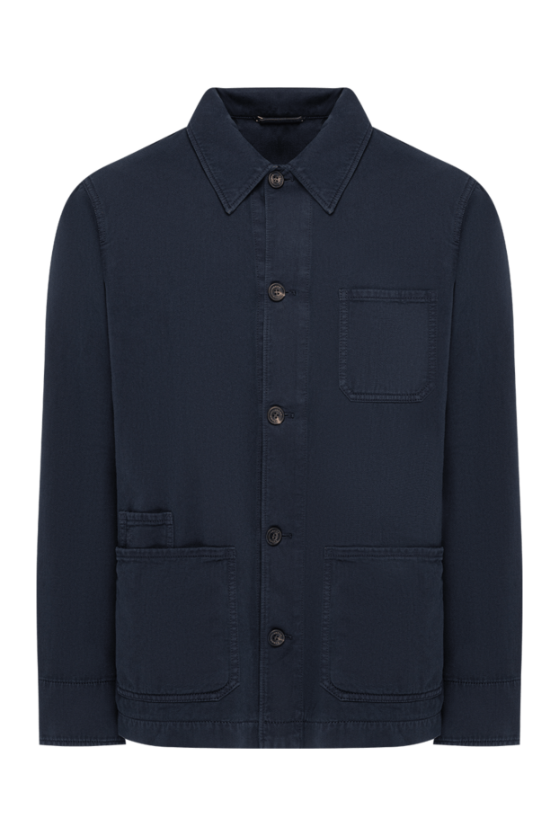 Jacob Cohen blue men's straight-cut work-style shirt jacket 194618 - photo 1