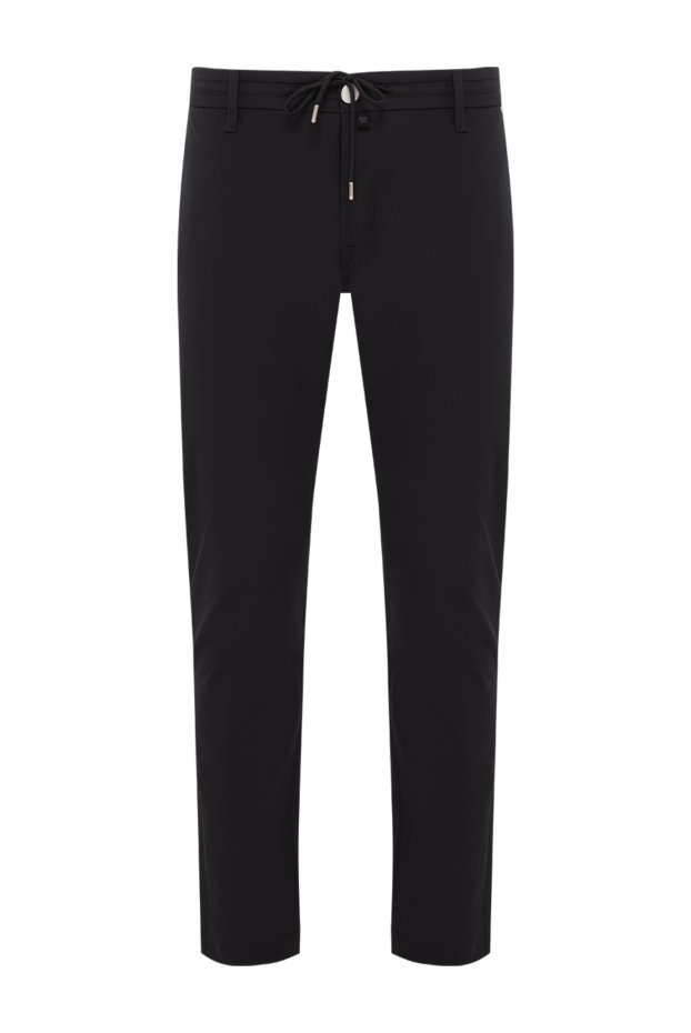 Jacob Cohen men's black tapered trousers with adjustable drawstring 194621 - photo 1