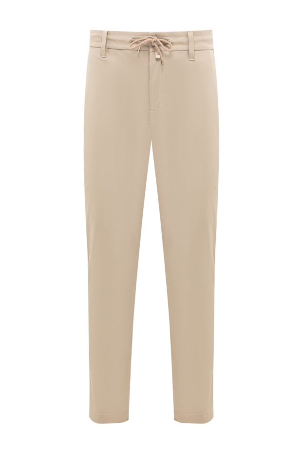Jacob Cohen beige men's tapered drawstring chinos 194622 - photo 1