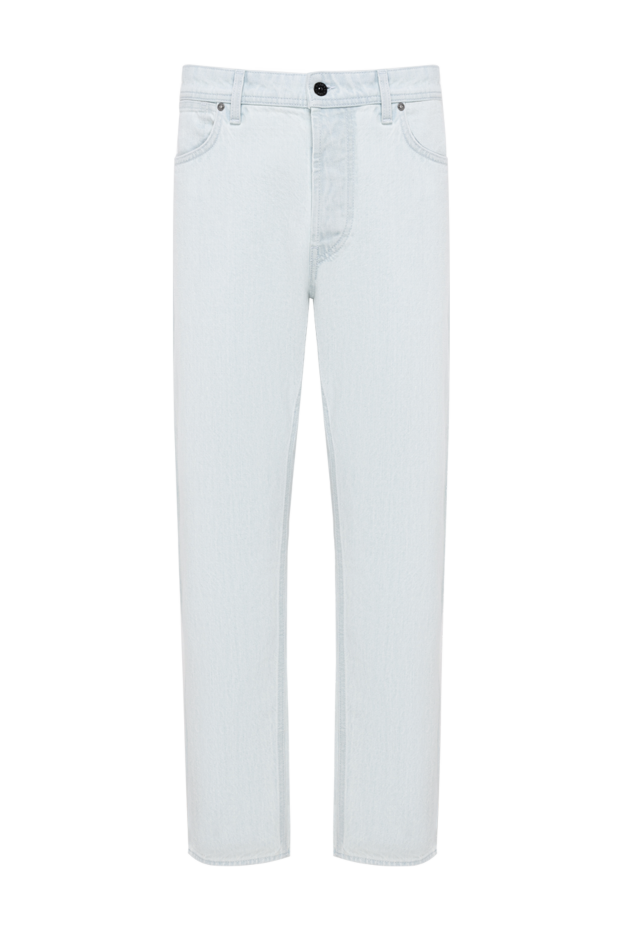 Stone Island men's straight leg light blue jeans with ultra-bleached effect 194631 - photo 1